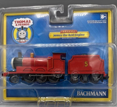 James the Red Engine with Moving Eyes from Thomas and Friends Bachmann 58743 - Image 1 of 4