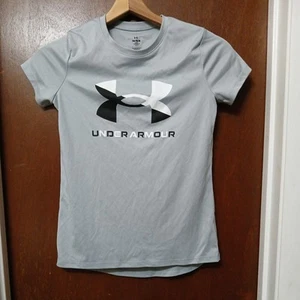 Under Armour Youth Loose Fit HeatGear T-Shirt greyHeather M - Picture 1 of 5