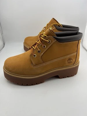 Timberland Stone Street Mid Waterproof Wheat Nubuck Boot 7 Youth / 8.5 Women - Image 1 of 4
