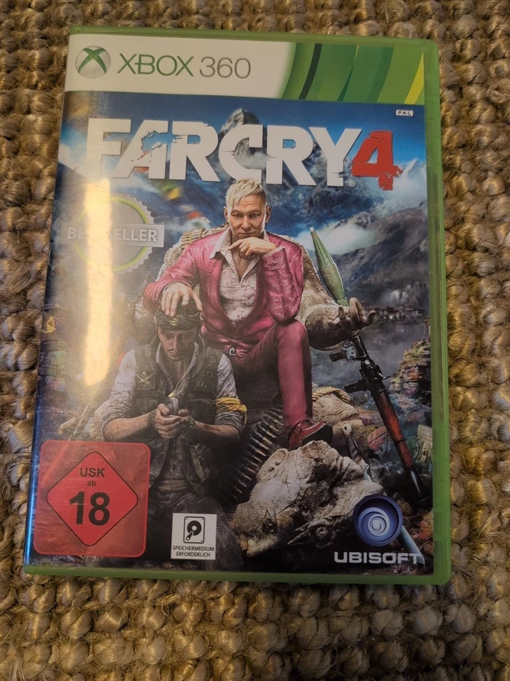 XBox 360 Spiel Far Cry 4 Uncut USK18 CIB komplett mitAnleitung in Sammlerzustand - Bild 1 von 1