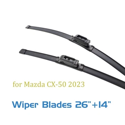 for Mazda CX-50 2023 All-season Wipers Blade for My Car J Hook 26 and 14 Front Foto 1 de 4