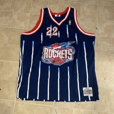 Футболка Clyde The Glide Drexler No22 Houston Rockets Mitchell and Ness 2XL 1996-97 - Изображение 1 из 4