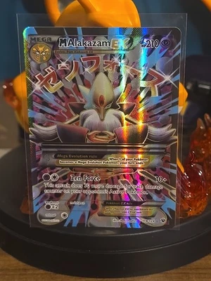 Pokémon TCG Mega-Alakazam-EX Fates Collide Holo Card 118/124 Full Art Ultra Rare - Image 1 of 4