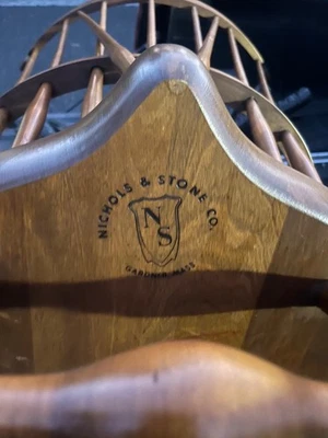 NICHOLS and STONE CO. armchair. - Image 1 of 3