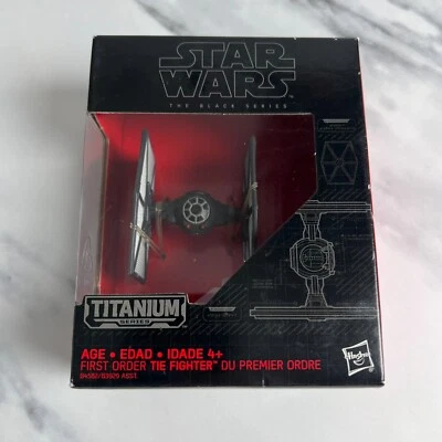 FIRST ORDER TIE FIGHTER Star Wars The Black Series Titanium #13 2015 caja dañada Foto 1 de 4