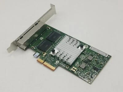 IBM 49Y4242 49Y4241 Intel I340-T4 Quad Port Ethernet Gigabit PCI Network Adapter - Image 1 of 4