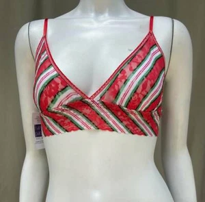 NEW HANKY PANKY It's a Wrap Red Lace Bralette Bra adjustable Strap XS $48 - Picture 1 of 3