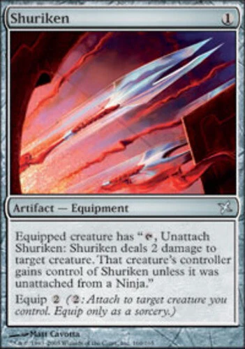 Shuriken ~ Near Mint Betrayers of Kamigawa MTG Magic UltimateMTG Artifact Card - Image 1 of 1