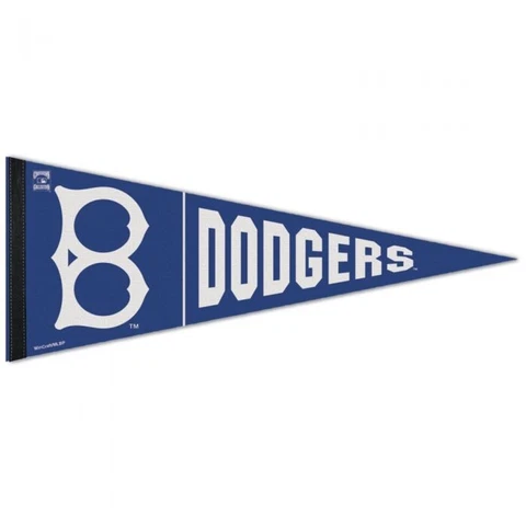 BROOKLYN DODGERS PREMIUM QUALITY PENNANT 12"X30" BANNER COOPERSTOWN COLLECTION Cover