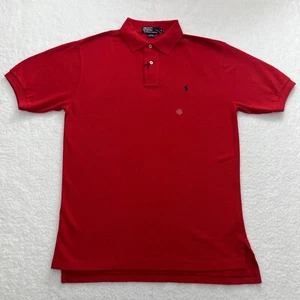 Polo Ralph Lauren Classic Comfort Mesh Polo Shirt Red Men's Size M VTG NWT - Picture 1 of 12