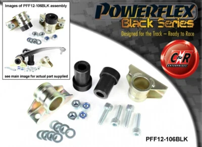 Powerflex Black Fr Horquilla RR Cojinetes Para Peugeot 106 & Gti / Rally - Imagen 1 de 4