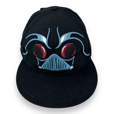 2012 Angry Birds Star Wars Adult Snapback Flat Bill Hat Cap Darth Vader One Size - Image 1 of 4