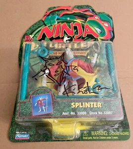 Figura de acción Splinter TMNT Next Mutation SELLADA FIRMADA Eastman Ninja Turtles - Imagen 1 de 3
