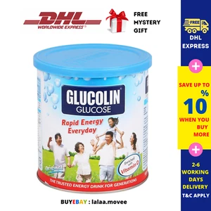 5 X Glucolin Glucose 420g Rapid Energy Enriched with Vitamin (Original Flavour)  - Picture 1 of 4