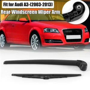 Rear Windscreen Wiper Arm And Blade Set For Audi A3 8P Hatchback 2003 2004-2013 - Picture 1 of 7