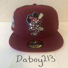 Exclusive Fitted Red Burgundy Coked Out Detroit Tigers Pink UV 7 1/2