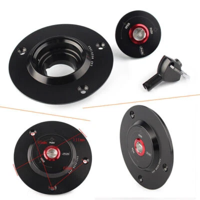 Fuel Gas Tank Cap Petrol W/key for Suzuki GSXR600 GSR750 GSX1250 GSXR1000 Black Foto 1 de 4