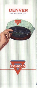 1963 Conoco Road Map: Denver NOS - Picture 1 of 1
