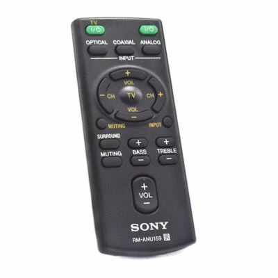 Original Sony Sound Bar Remote RM-ANU159 For HT-CT60/C SS-WCT60 HT-CT60 SA-CT60 - Image 1 of 2