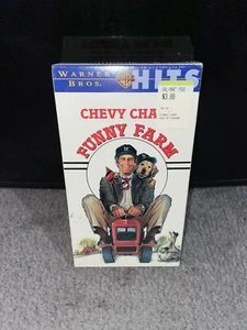 Funny Farm VHS 1993 Chevy Chase Warner Home Video Yellow Watermark New Sealed! - Picture 1 of 11