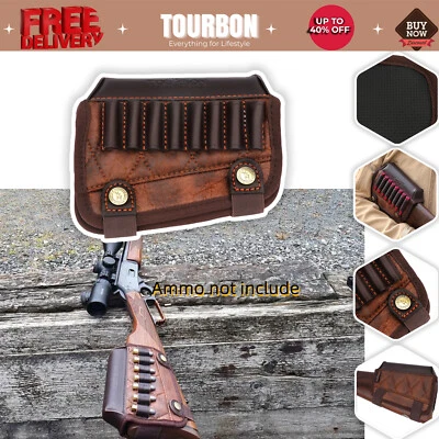 Suporte para cartuchos de rifle Tourbon transportador de munição estoque de arma descanso de bochecha pente levantador - Imagem 1 de 4