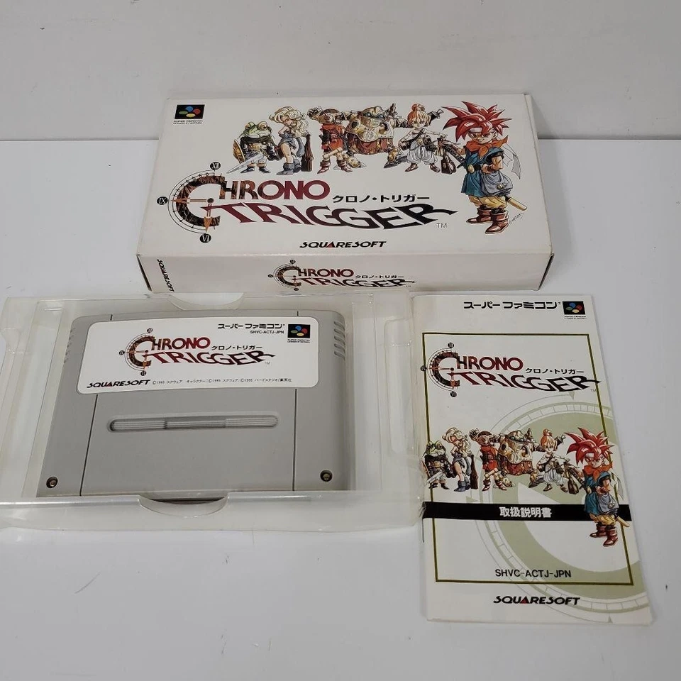 Nintendo Super Famicom Chrono Trigger Japan SFC SNES w/box - Image 1 of 1