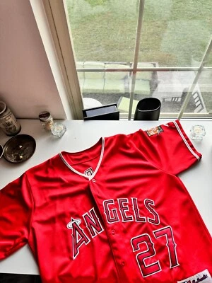 Majestic Authentic VLADIMIR VLAD GUERRERO #27 Angels Jersey Size 48 XL VINTAGE - Image 1 of 4