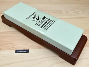 Naniwa Super Stone IN-2290 #10000 20 mm Pietra ad acqua giapponese con supporto - Foto 1 di 24
