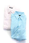 Ralph Lauren Scalpers Mens Blue Collar Long Sleeve Dress Shirt Size M 39 Lot 2