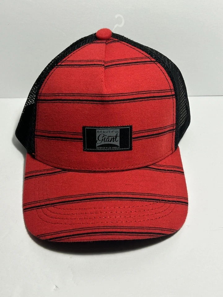 Hermosa gorra clásica gigante para hombre ajustable - ROJO - NUEVA CON ETIQUETA Foto 1 de 3