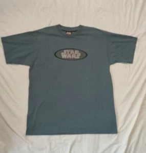 Rare Vintage Star Wars T Shirt Adult XL Blue Double Sided “every saga ...” - Picture 1 of 12