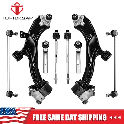 Brazos de control inferiores delanteros de 8 piezas con barra estabilizadora para Acura RDX 2013-2018 Foto 1 de 4