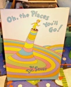 OH THE PLACES YOU'LL GO! BY DR. SEUSS HB DJ FREE SHIPPING - Picture 1 of 1