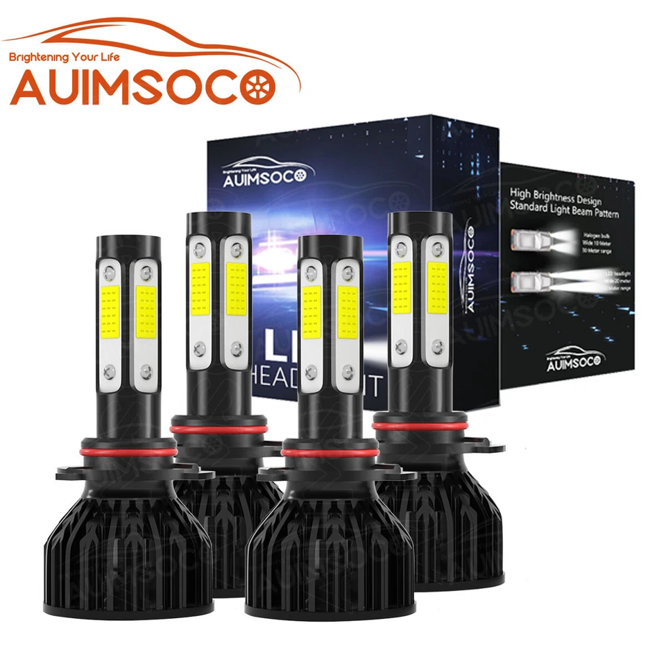 Kit de bombillas de faros LED para camioneta Chevy C/K 1500 2500 1991-1998 9005+9006 6000K Foto 1 de 4