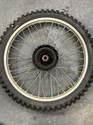 Llanta delantera Honda XR200R XR200 1984 OEM radios neumático 44601-KK0-000 Foto 1 de 4