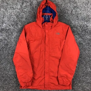 The North Face Hyvent Windbreaker Youth Boys Size XL 18/20 Hooded Lined Red - Picture 1 of 12