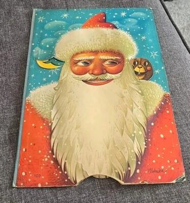 KUBASTA Pop up book SANTA Ded Moroz house gifts Children's book 1960s Book-toy🎁 - Image 1 of 4