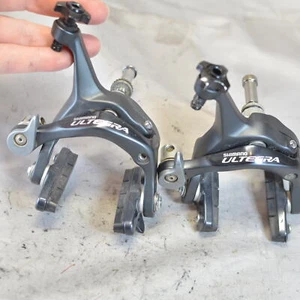 Par de pinzas de freno delanteras y traseras Shimano Ultegra 6700 BR-6700 grises, 9/10 EXC - Imagen 1 de 5