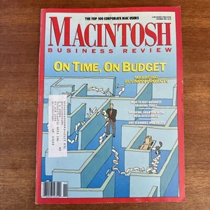 MacIntosh Business Review November 1988 Top 100 Corporate Mac Users - Picture 1 of 4