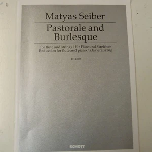 Querflöte MATYAS SEIBER Pastorale und Burlesque für Flöte + Streicher, Reduktionsflöte - Bild 1 von 1