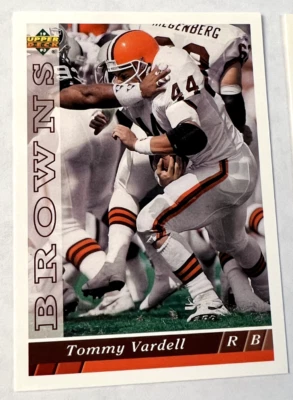 1993 Upper Deck #408 Tommy Vardell Cleveland Browns NFL - Image 1 of 4