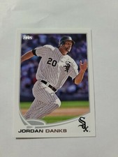 2013 Topps Baseball Card Jordan Danks 580