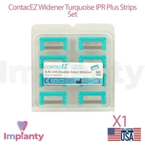 Juego de tiras ensanchador dental turquesa IPR Plus acero inoxidable revestimiento de diamante - Imagen 1 de 5