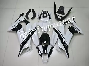 Fit for 2011-2015 ZX10R Black White ABS Injection Mold Bodywork Fairing Kit - Foto 1 di 7