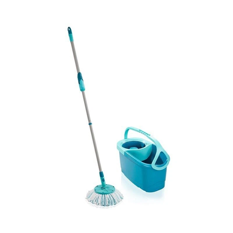 Leifheit CLEAN TWIST Disc Wischmop-Set - Weiß/Blau