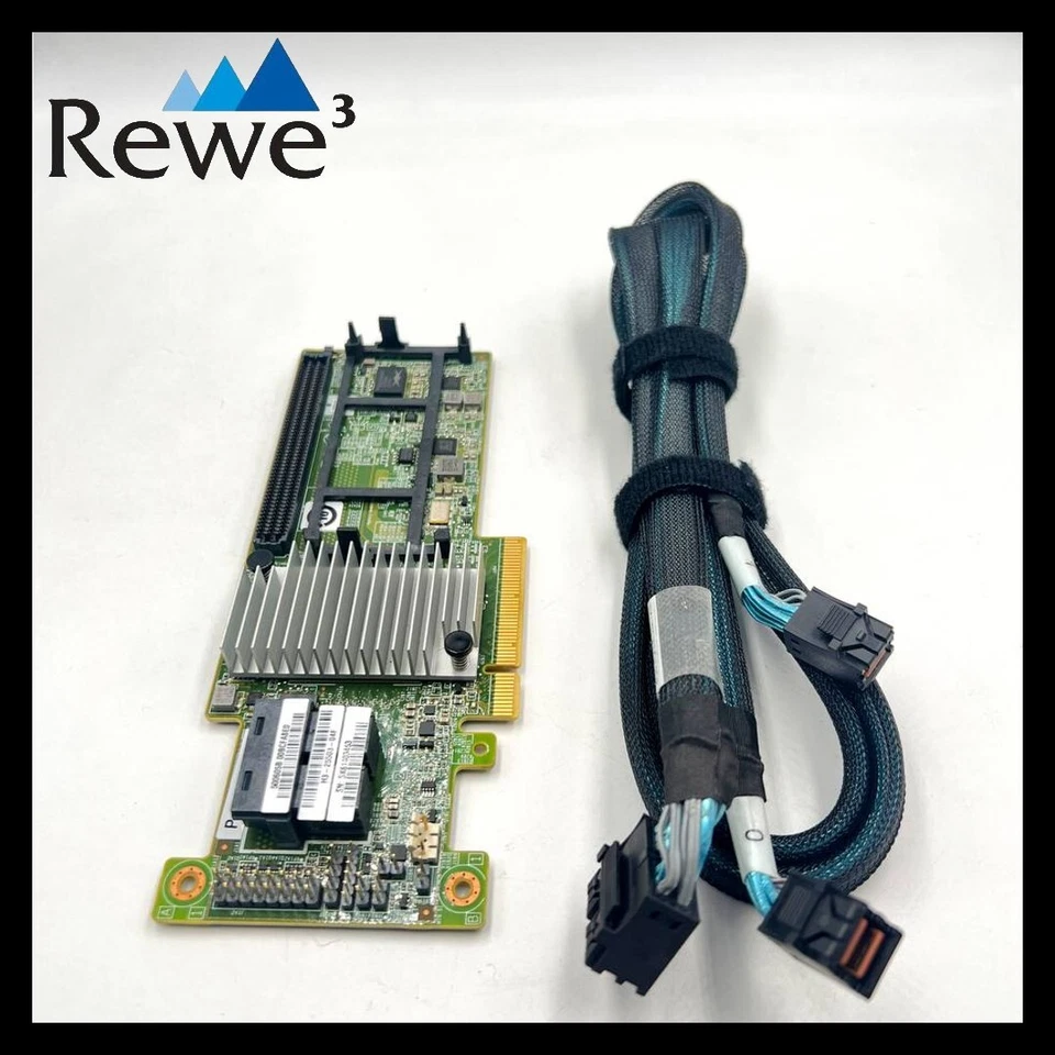 Lenovo ServeRaid Scheda Controller Raid 12G 46C9111 per IBM x3650 M5 + Cavo - Immagine 1 di 1