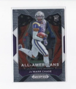 JA'MARR CHASE 2021 PANINI PRIZM DRAFT PICKS ALL-AMERICAN ROOKIE CARD-SHIPS FREE - Picture 1 of 21