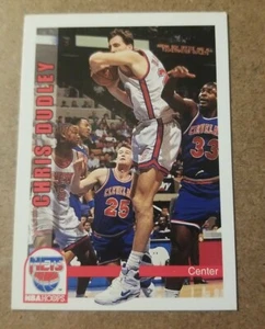 1992-93 Hoops New Jersey Nets Basketball Card #148 Chris Dudley - Picture 1 of 2