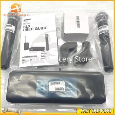 BLX288/SM58 Dual-Channel Wireless Handheld Microphone System for Shure New