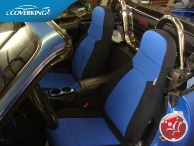 Fundas de asiento Coverking Neosupreme personalizadas sin cordones para Mazda Miata - Hechas a pedido Foto 1 de 4